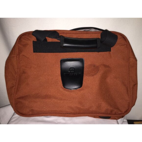 Swissgear Wenger Brown Travel Duffel Bag With Multiple Compartments & Adjustable - Picture 2 of 5